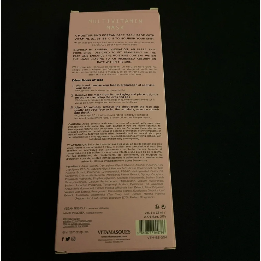 Vitamasques-Five Count - Picture 2 of 3